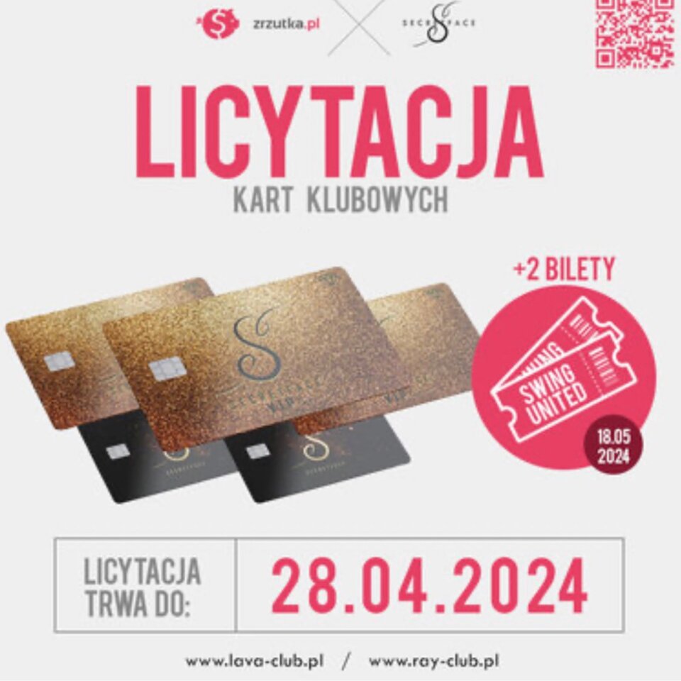 Licytacja karta VIP - LavaClub