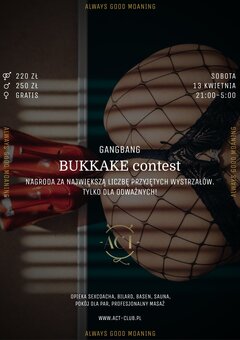 13 KWIETNIA - BUKKAKE contest - Gangbang