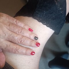 Czas na koronkowe, przezroczyste stringi 🤎