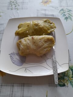 po wczorajszych trudach zrobiłem gołąbki...