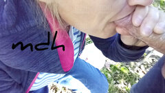 Obciąganie w plenerku