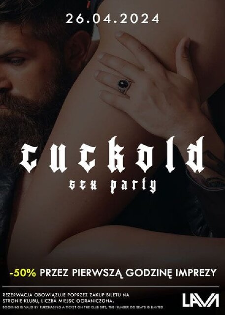 26.04.2024r. PIĄTEK - CUCKOLD SEX PARTY - PROMOCJA -50% MIĘDZY - LavaClub