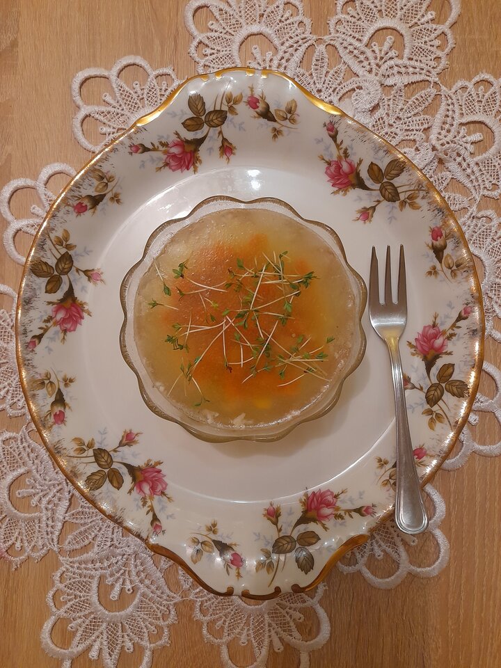 dzisiejsza na szybko ... galareta.... z tego co jeszcze - DarMaj71