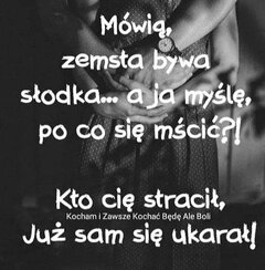 jeden Ciebie stracił a drugi Ciebie pokocha .... hmmm :-)