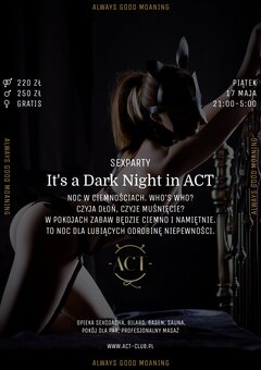 17 MAJA - It's a Dark Night in ACT - SexParty