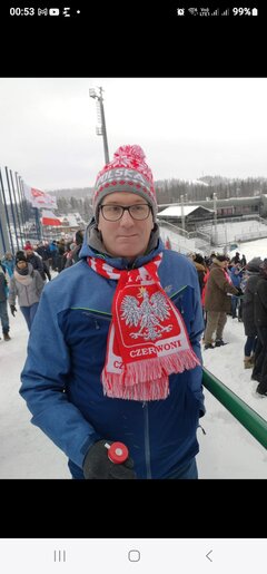 Na skokach narciarskich w Zakopanem 