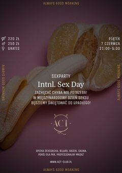 7 CZERWCA - Intnl. Sex Day - SexParty