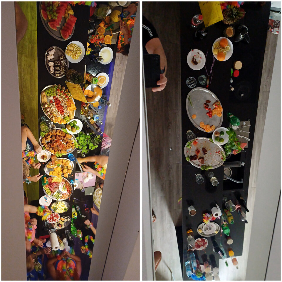 BEFORE / AFTER "ALOHA PARTY" U @Blyskotliwa78 - Reksiki