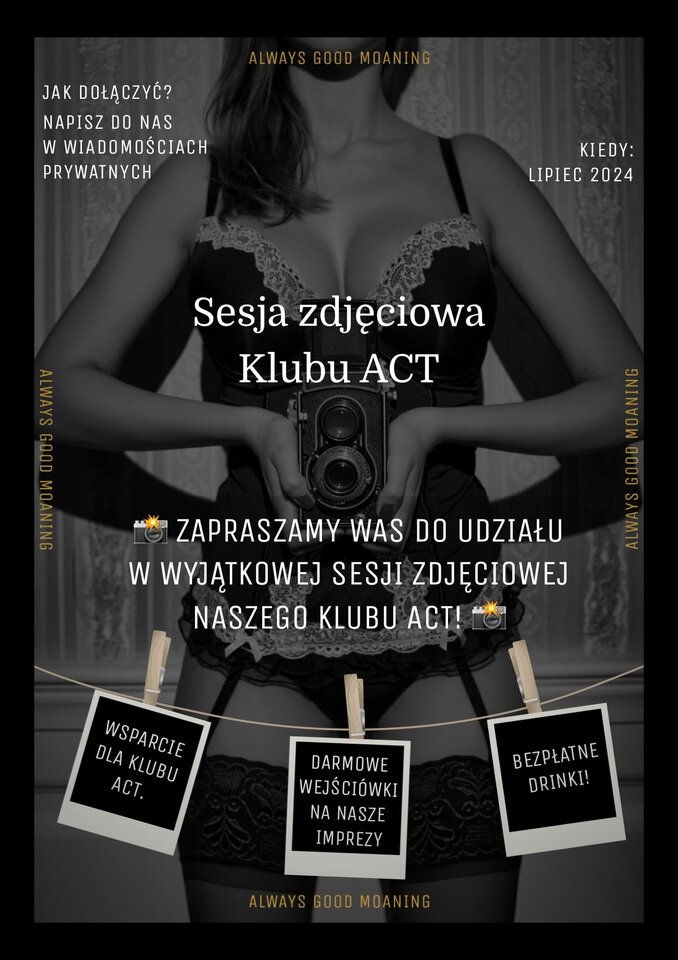 Sesja zdjęciowa Klubu ACT - ACTSwingersClubWarszawa