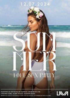 12.07.2024r. PIĄTEK - SUMMER LOVE - SEX PARTY - 20:00 - 04:00