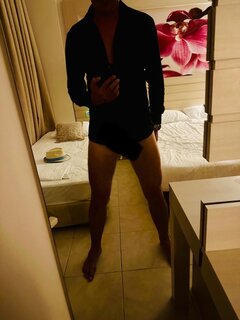 The man in…. black?