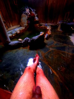 Gorący potok strefa spa