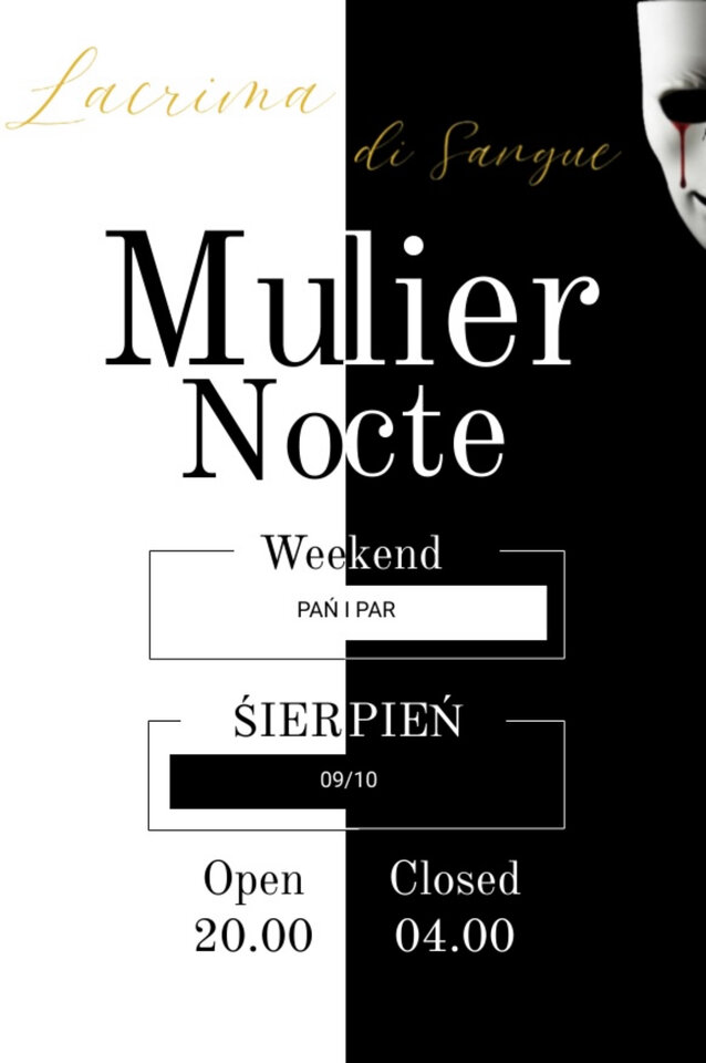 MULIER NOCTE vol.3 - LaCrimadiSangue