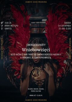 14 SIERPNIA - Wniebowzięci - Swingersparty