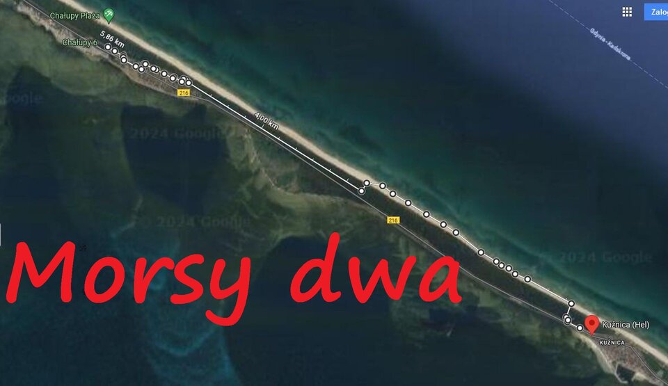 Droga z Kuźnic do Chałup. - Morsy_dwa