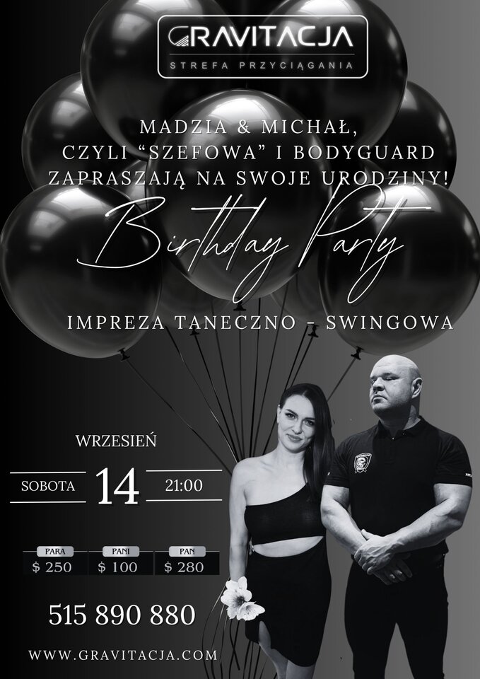 Urodziny Madzi i Michała 🥳 - ClubGravitacja