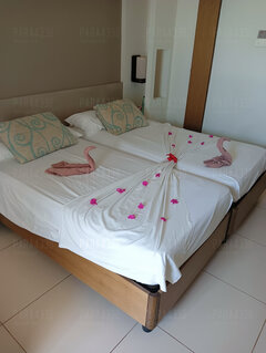 Tak nam pokojówka łóżko przygotowała 😋