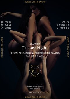 7 WRZEŚNIA - Daaark Night - SexParty