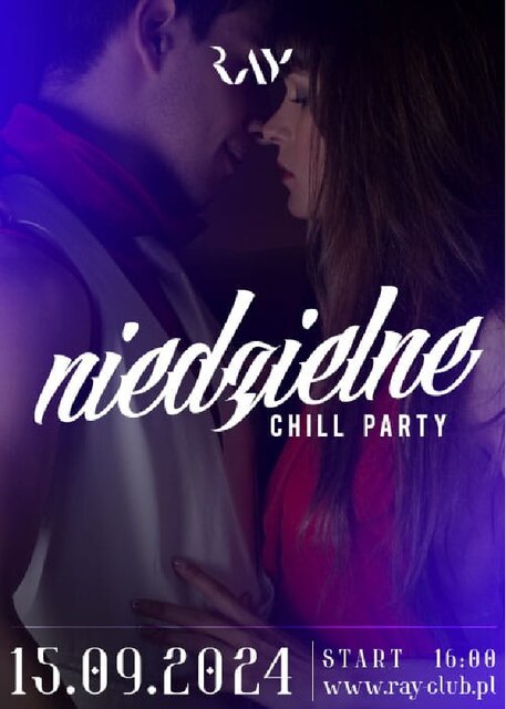 15.09.2024r. NIEDZIELNE CHILL SEX PARTY - 16:00-22:00 - RayClub