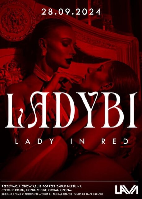 28.09.2024r. SOBOTA - LADY BI IN RED - 20:00 - 04:00 - LavaClub