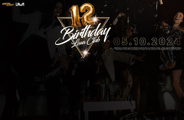 12 URODZINY LAVA CLUB - LavaClub