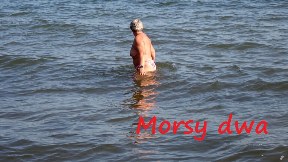 Jesienna kąpiel. - Morsy_dwa