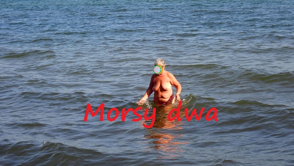 Jesienna kąpiel. - Morsy_dwa