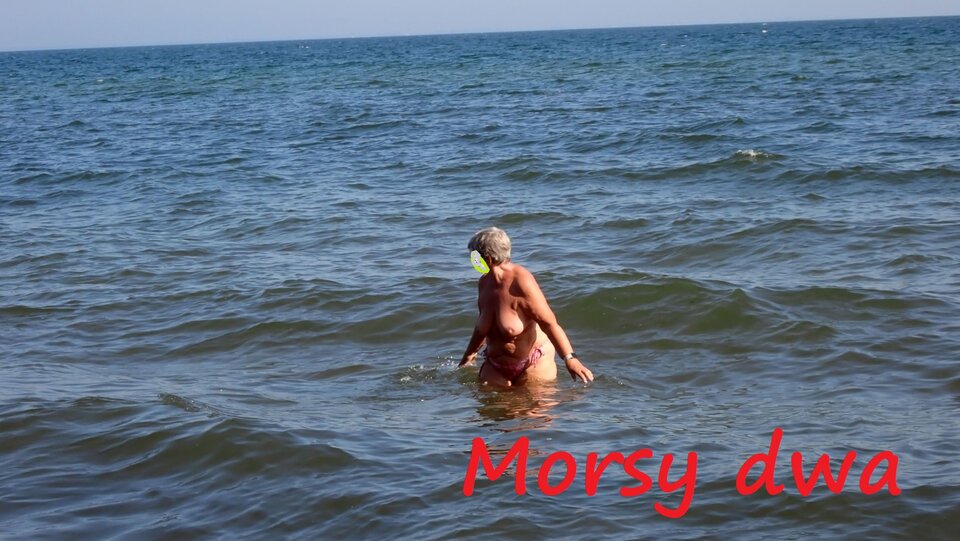 Jesienna kąpiel. - Morsy_dwa