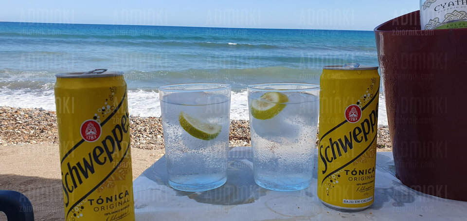 Gin tonic najlepiej smakuje z takim widokiem🏖🏖🏖🏖🍹 - Adminki