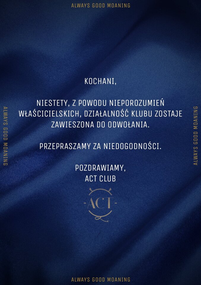 INFO - ACTSwingersClubWarszawa