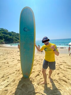 Takie tam, z deską :D