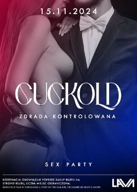 15.11.2024r. PIĄTEK - CUCKOLD ZDRADA KONTROLOWANA SEX PARTY - 2 - LavaClub