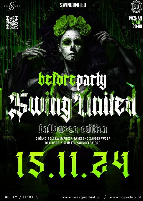 15.11.2024r. PIĄTEK - BEFORE SWING UNITED SEX PARTY - 20:00-04: - RayClub